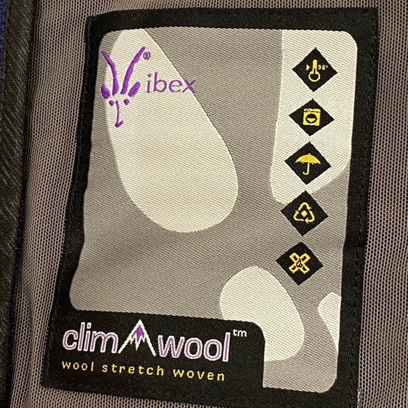 Ibex Peak Climawool Merino Wool Blend Vest navy blue size L - Picture 7 of 12